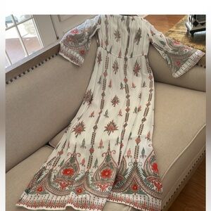 Elegant Floral Maxi Dress